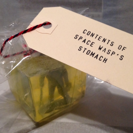Contents of Space Wasp's Stomach